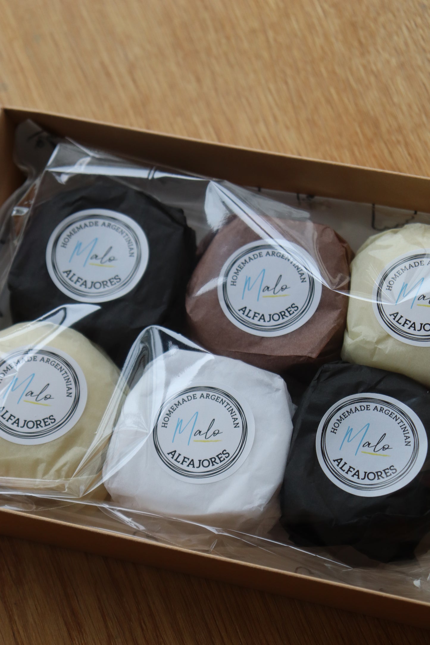 Homemade Alfajores Box of 6